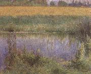 Wladyslaw Podkowinski Field of Lupins Sweden oil painting artist